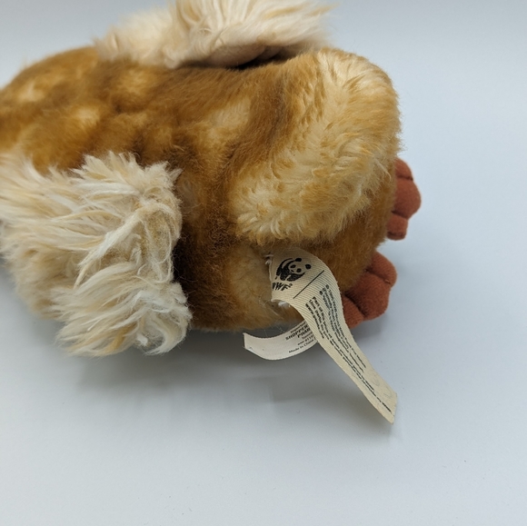 Owl Plush 1986 Vintage World Wildlife Fund For Nature Brown ULTRA RARE HTF - Picture 2 of 2